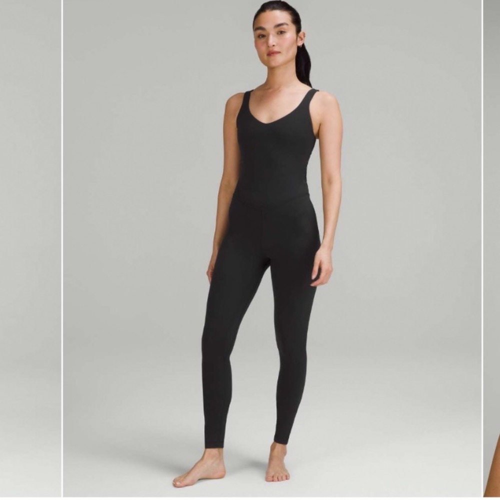 Lululemon Align Bodysuit 28" In Black Size 10